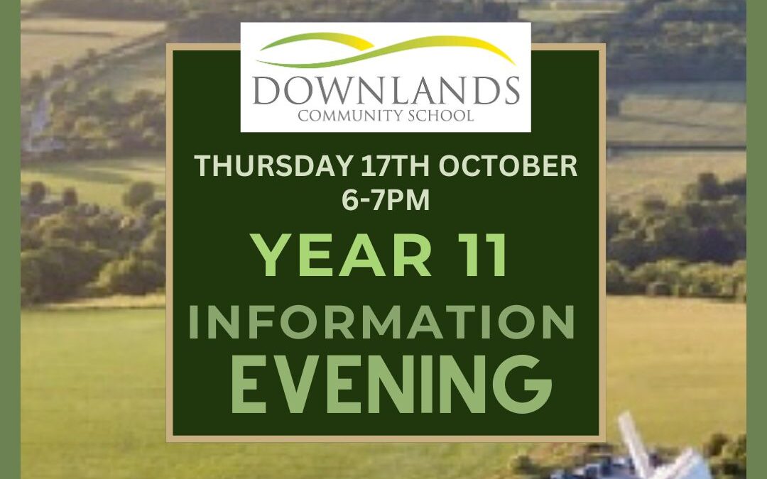 Year 11 Information Evening  – 17th October