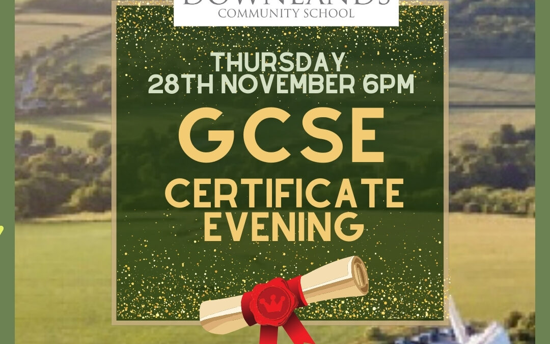 GCSE Certificate Evening