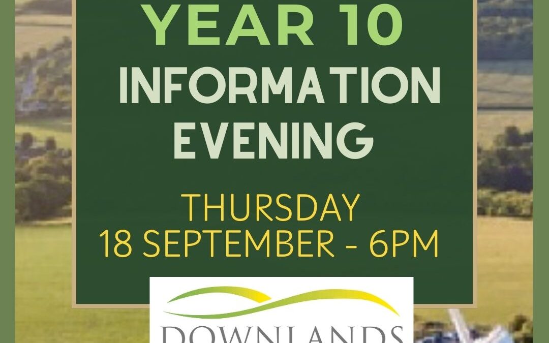Year 10 Information Evening
