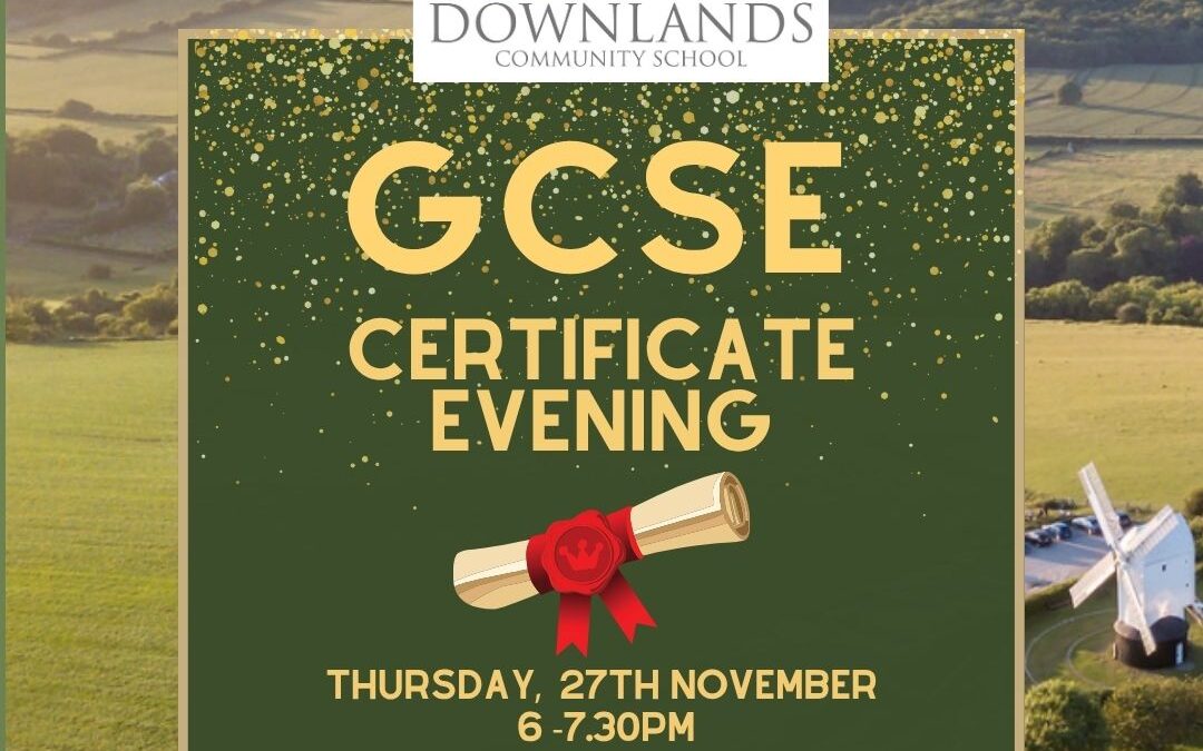 GCSE Certificate Evening