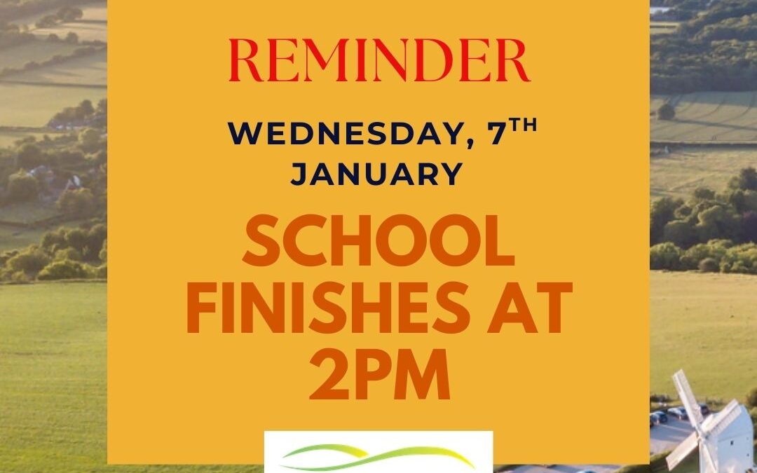 Early Close – Wednesday, 7th January